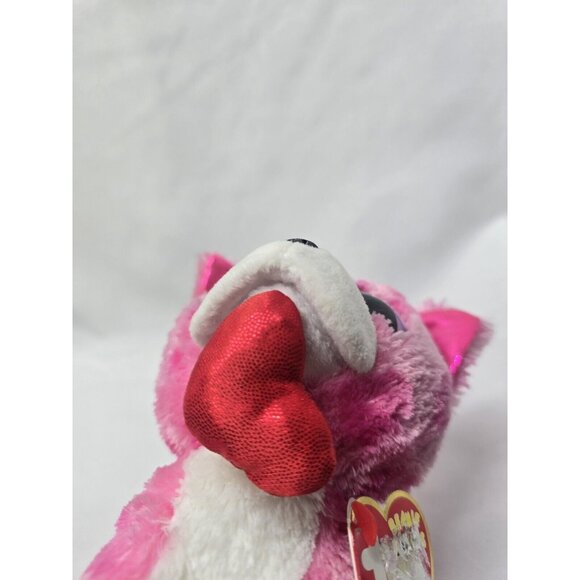 Ty Beanie Boo “Romeo” the Pink Dog Holding Heart (6 inch) Vintage Beanies - Picture 10 of 12
